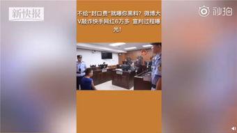 小网红敲诈大网红黑料给钱就删,小网红敲诈大网红，金钱交易背后的道德沦丧